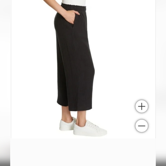 NWT Jessica Simpson Ladies' Gauze Ankle Pants Black - Picture 3 of 8